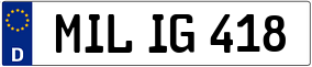 Truck License Plate